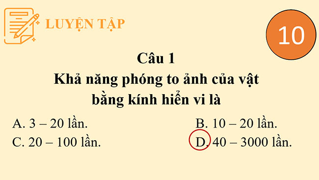 PowerPoint Khoa học tự nhiên 6 Bài 4: Sử dụng kính hiển vi quang học