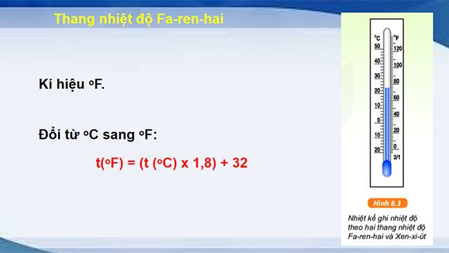 PowerPoint Khoa học tự nhiên 6 Bài 8: Đo nhiệt độ