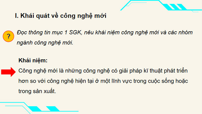Giáo án PowerPoint Công nghệ 10 Bài 4: Một số công nghệ mới 