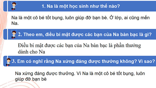 PowerPoint Tiếng Việt 2 Phần thưởng