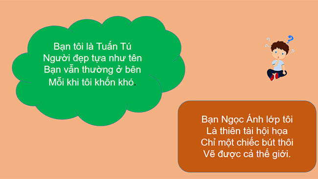 PowerPoint Tiếng Việt 2 Thơ tặng bạn