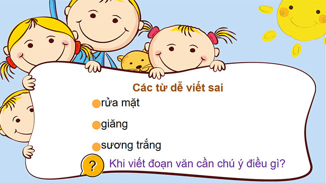 PowerPoint Tiếng Việt 2 Tập chép Dậy sớm, Chữ hoa D