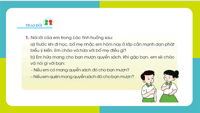 PowerPoint Tiếng Việt 2 Nói lời chào, lời chia tay. Giới thiệu về trường em