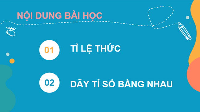 Tỉ lệ thức Dãy tỉ số bằng nhau
