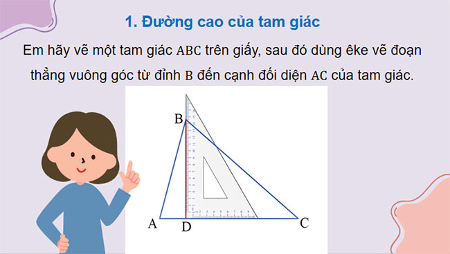 Tính chất ba đường cao của tam giác