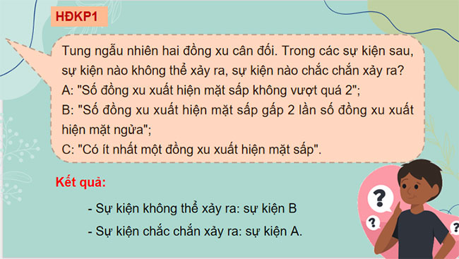 Làm quen với biến cố ngẫu nhiên