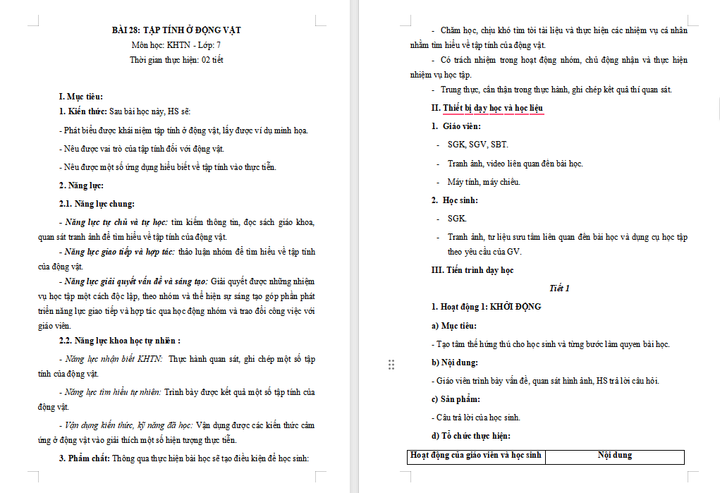 Giáo án PowerPoint Khoa học tự nhiên 7 Bài 28 Cánh diều