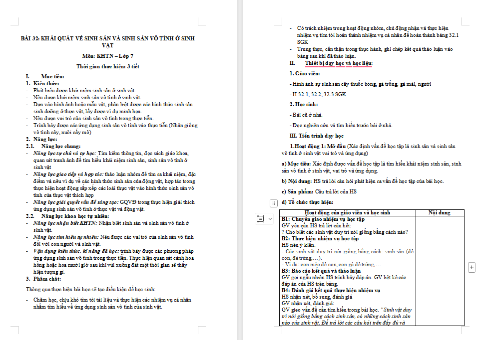 Giáo án PowerPoint Khoa học tự nhiên 7 Bài 32 Cánh diều