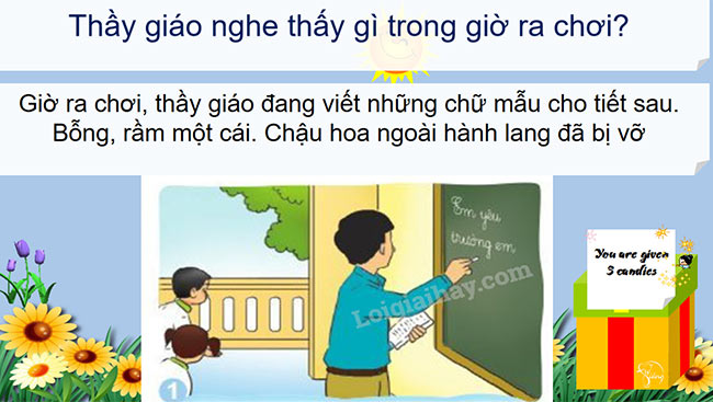 PowerPoint Tiếng Việt 2 Kể chuyện đã học Chậu hoa
