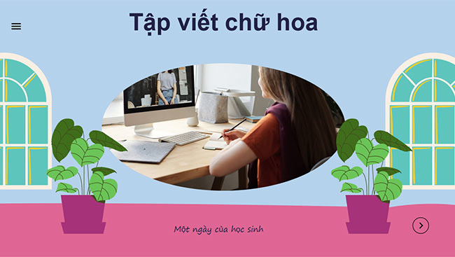 PowerPoint Tiếng Việt 2 Nghe - viết Cô giáo lớp em, Chữ hoa E Ê
