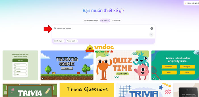 Câu hỏi trắc nghiệm