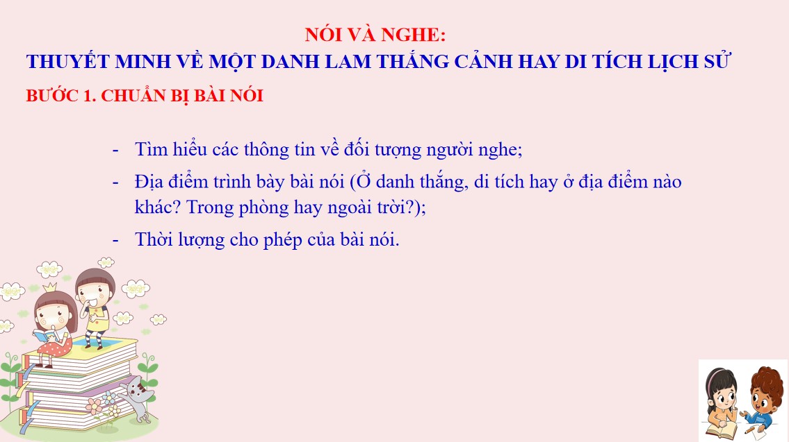 Giáo án Bài Thuyết minh về một danh lam thắng cảnh hay di tích lịch sử Ngữ văn 9 CTST 