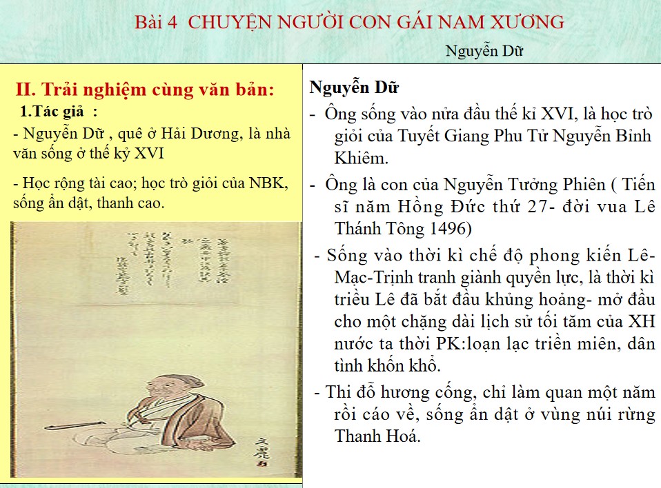 Giáo án PPT Văn 9 CTST Bài Chuyện người con gái Nam Xương