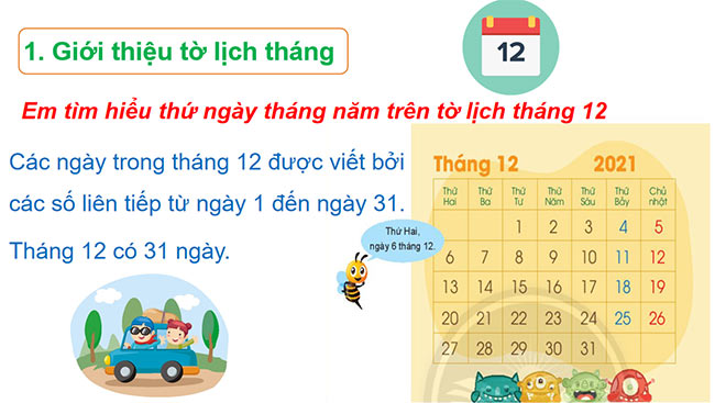 PowerPoint Toán 2: Ngày, tháng
