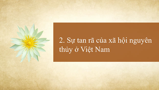 PowerPoint Sự biến chuyển và phân hóa của xã hội nguyên thủy