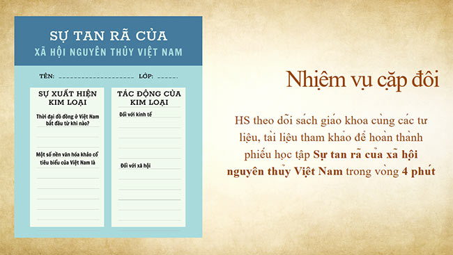 PowerPoint Sự biến chuyển và phân hóa của xã hội nguyên thủy