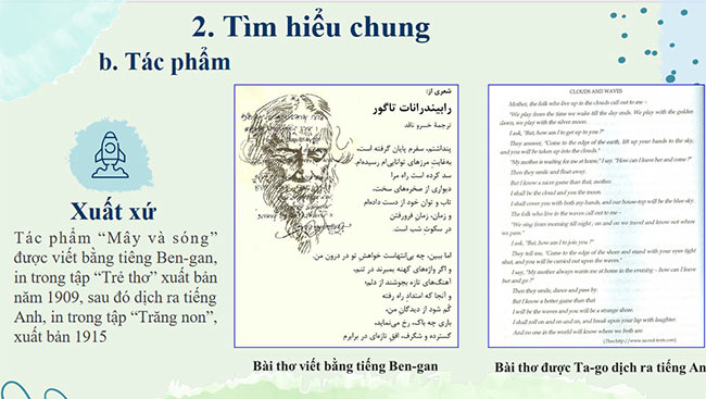 PowerPoint Ngữ văn 6 Bài 2: Mây và sóng