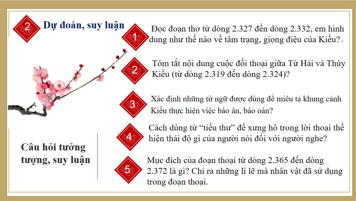 Giáo án PPT Văn 9 CTST Bài Thúy Kiều báo ân báo oán