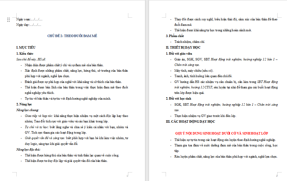 Thể hiện sự trưởng thành của bản thân