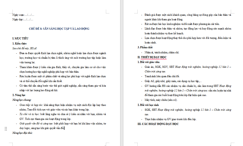 Thể hiện sự trưởng thành của bản thân