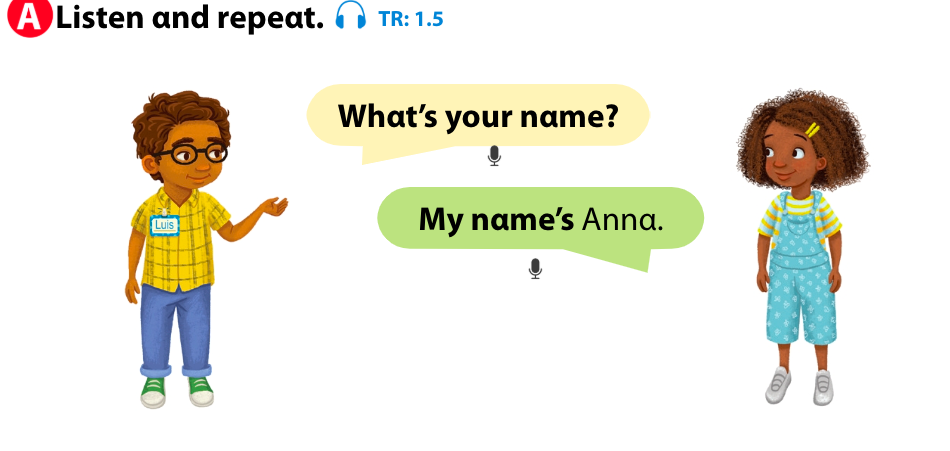 Tiếng Anh lớp 1 Wonderful World Unit 1 Lesson 3 minh hoạ 1