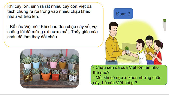 PowerPoint Tiếng Việt 2 Kể chuyện đã học Những cây sen đá