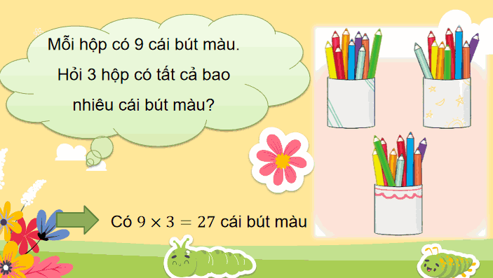 Giáo án Toán 3: Bảng nhân 9 sách Cánh Diều