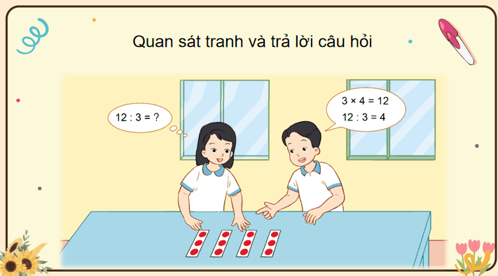Giáo án Toán 3: Bảng chia 3 sách Cánh Diều