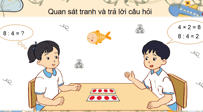 Giáo án Toán 3: Bảng chia 4 sách Cánh Diều