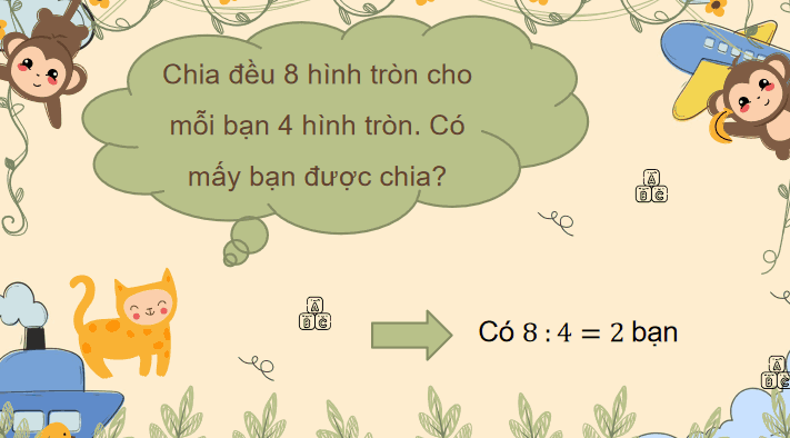 Giáo án Toán 3: Bảng chia 4 sách Cánh Diều