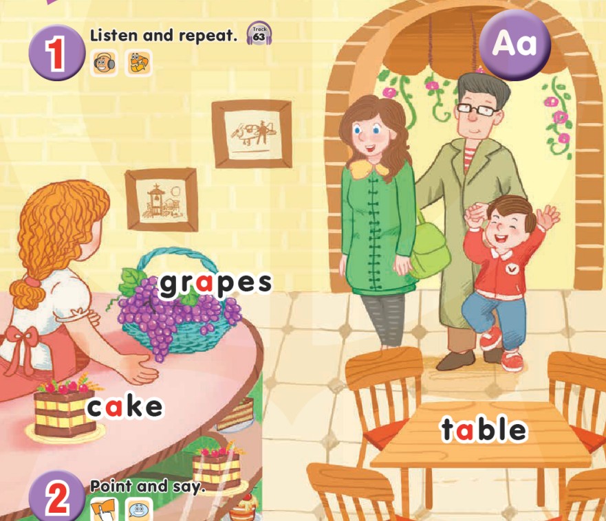 Tiếng Anh lớp 2 Unit 12 Lesson 1 trang 51 Global Success