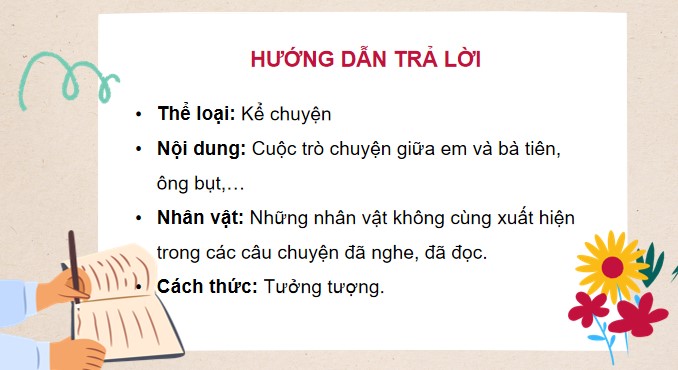 PowerPoint Tiếng Việt 4 Luyện tập viết đoạn văn tưởng tượng