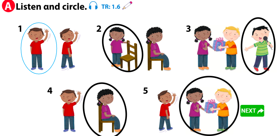 SBT Tiếng Anh 1 Wonderful World Unit 1 Lesson 6 minh hoạ 2