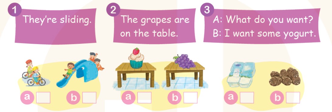 Tiếng Anh lớp 2 Review 3 Self-check trang 55 Global Success