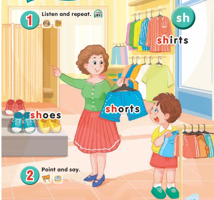 Tiếng Anh lớp 2 Unit 15 Lesson 1 trang 65 Global Success