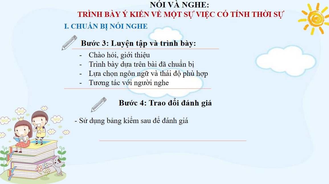 Giáo án PPT Văn 9 CTST Bài Trình bày ý kiến về một sự việc có tính thời sự