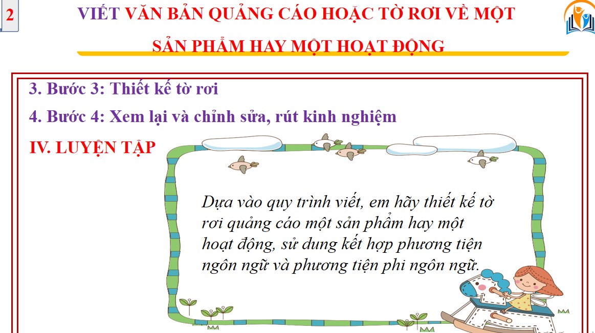 Giáo án PPT Văn 9 CTST Bài Viết văn bản quảng cáo hoặc tờ rơi về một sản phẩm hay một hoạt động