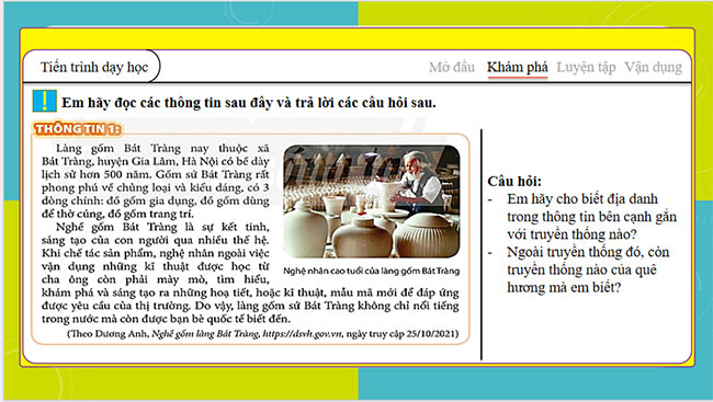 Tự hào về truyền thống quê hương