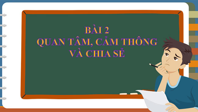 Quan tâm cảm thông và chia sẻ