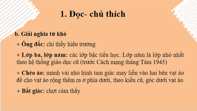 Giáo án PowerPoint Ngữ văn 8 Bài 1: Tôi đi học