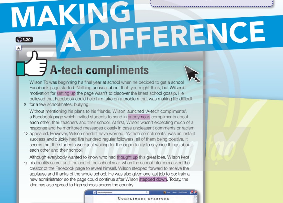 Tiếng Anh 12 Friends Global Unit 8 8F Reading