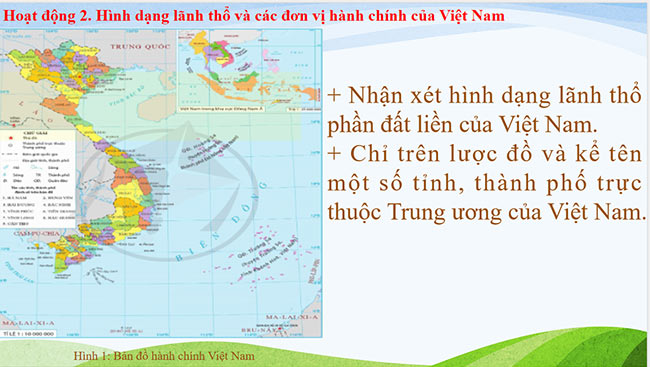 PowerPoint Lịch sử - Địa lí 5 Vị trí địa lí, lãnh thổ, đơn vị hành chính, Quốc kì, Quốc huy, Quốc ca của Việt Nam