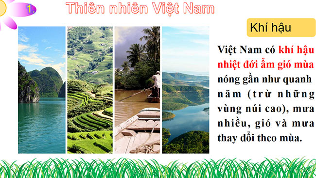 PowerPoint Lịch sử - Địa lí 5 Thiên nhiên Việt Nam