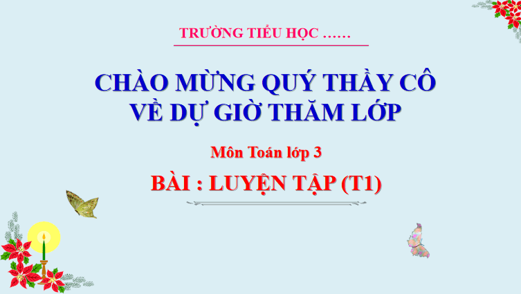 Giáo án Toán 3: Luyện tập trang 52