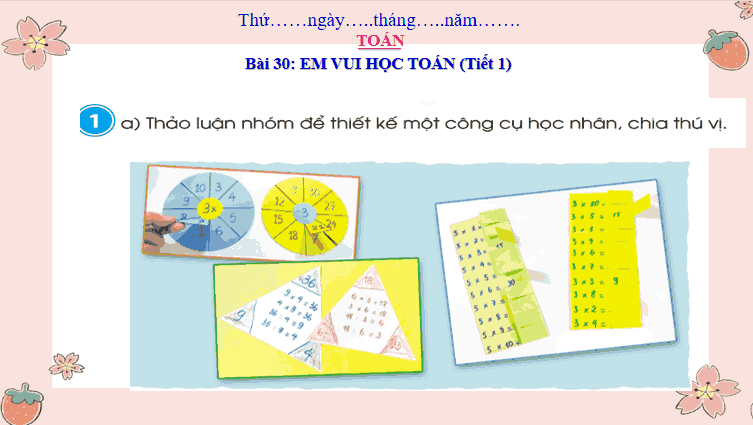 Giáo án Toán 3: Em vui học toán trang 65