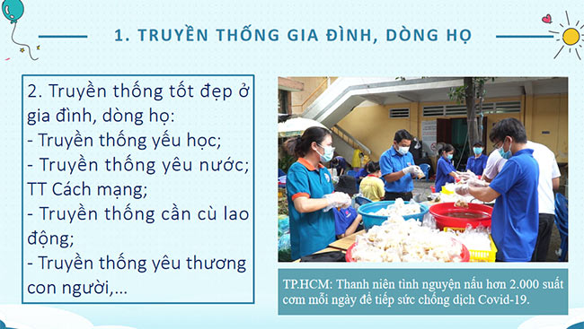 PowerPoint Tự hào về truyền thống gia đình, dòng họ