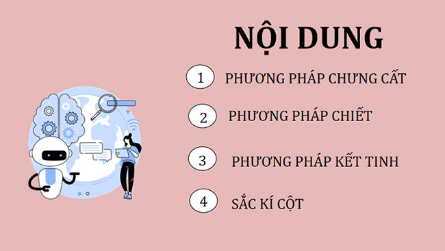 Phương pháp tách biệt và tinh chế hợp chất hữu cơ
