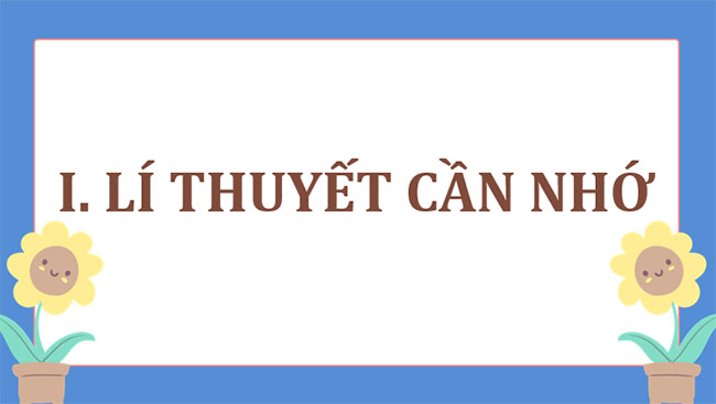 Ôn tập chương 3