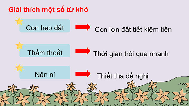 PowerPoint Tiếng Việt 3 Con heo đất