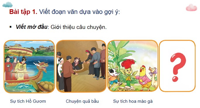 PowerPoint Tiếng Việt 4 Luyện tập viết đoạn văn nêu lí do thích một câu chuyện